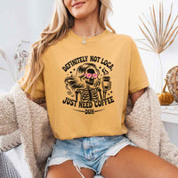 Comfort Colors Definitely Not Loca Short Sleeve Tee | Relaxed Fit Funny Graphic Shirt