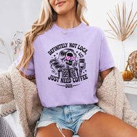 Comfort Colors Definitely Not Loca Short Sleeve Tee | Relaxed Fit Funny Graphic Shirt
