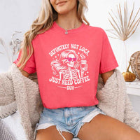 Comfort Colors Definitely Not Loca Short Sleeve Tee | Relaxed Fit Funny Graphic Shirt