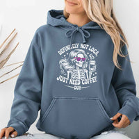 Comfort Colors Definitely Not Loca Unisex Hoodie | Relaxed Fit Funny Graphic Hoodie