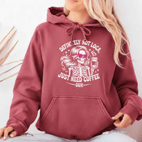 Comfort Colors Definitely Not Loca Unisex Hoodie | Relaxed Fit Funny Graphic Hoodie