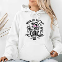 Comfort Colors Definitely Not Loca Unisex Hoodie | Relaxed Fit Funny Graphic Hoodie