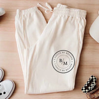 Ivory sweatpants comfort colors with design printed i could be meaner