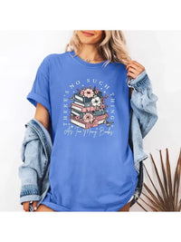 Comfort Colors Floral Book Lover Tee Too Many Books Shirt