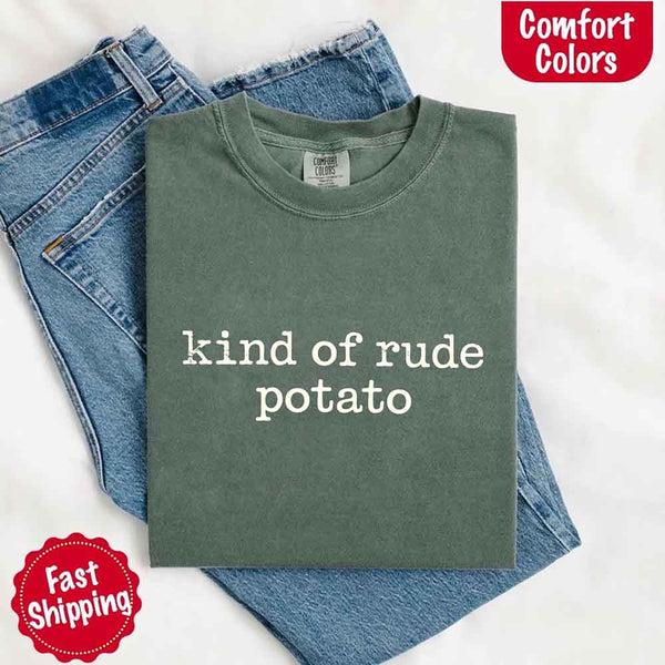 May include a pair of matching fall-themed couple t-shirts from Comfort Colors featuring playful “Sweet Potato” and “Rude Potato” designs. The shirts are styled with humorous graphics or text in warm autumn tones, perfect for couples celebrating the season with a lighthearted touch.