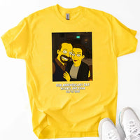 May include a custom couples t-shirt featuring an uploaded photo transformed with an AI art effect, styled as a personalized anniversary gift.