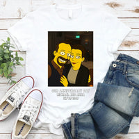 May include a custom couples t-shirt featuring an uploaded photo transformed with an AI art effect, styled as a personalized anniversary gift.