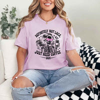 Definitely Not Loca Unisex Short Sleeve Tees | Funny Relaxed Fit Graphic Shirt