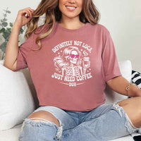 Definitely Not Loca Unisex Short Sleeve Tees | Funny Relaxed Fit Graphic Shirt