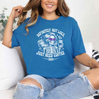 Definitely Not Loca Unisex Short Sleeve Tees | Funny Relaxed Fit Graphic Shirt