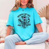 Definitely Not Loca Unisex Short Sleeve Tees | Funny Relaxed Fit Graphic Shirt