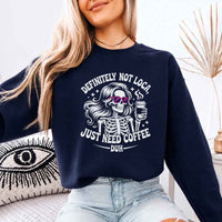 Definitely Not Loca Unisex Sweatshirt | Relaxed Fit Funny Graphic Sweatshirt