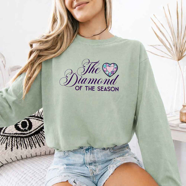 Diamond of the Season Comfort Colors Long Sleeve – Regency BookTok Shirt