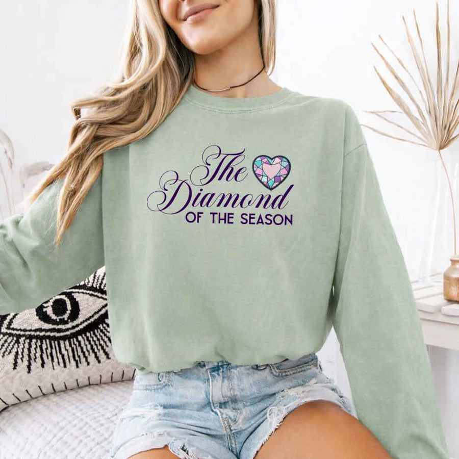 Diamond of the Season Comfort Colors Long Sleeve – Regency BookTok Shirt
