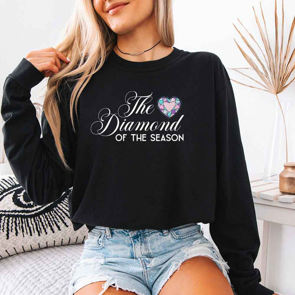 Diamond of the Season Comfort Colors Long Sleeve – Regency BookTok Shirt