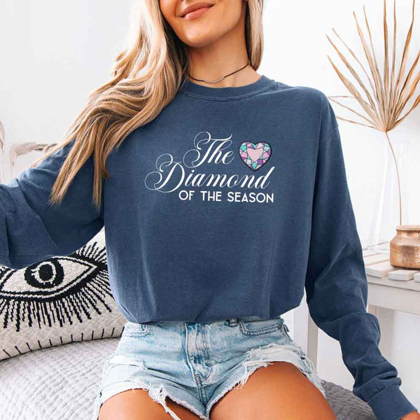 Diamond of the Season Comfort Colors Long Sleeve – Regency BookTok Shirt