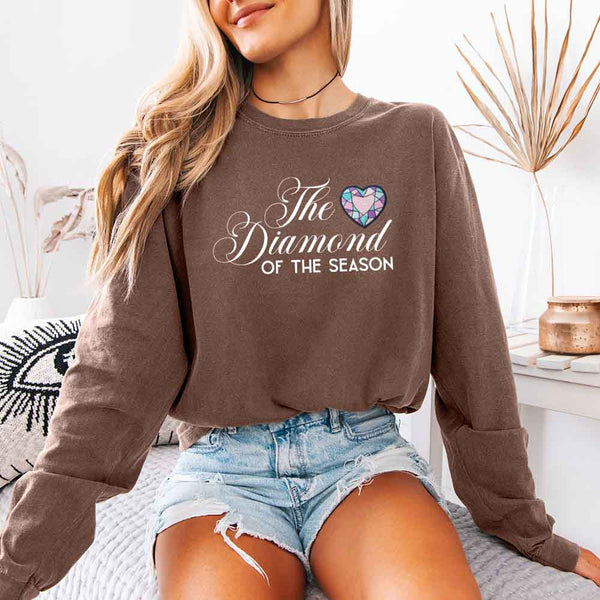 Diamond of the Season Comfort Colors Long Sleeve – Regency BookTok Shirt