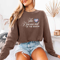 Diamond of the Season Comfort Colors Long Sleeve – Regency BookTok Shirt
