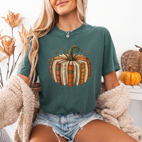 May include a Fall Book Pumpkin Comfort Colors T-Shirt featuring a book and pumpkin design, perfect for readers, book lovers, autumn outfits, and cozy fall gatherings.