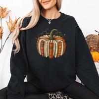 May include Fall Book Pumpkin sweatshirt with cozy book and pumpkin graphic, classic unisex crewneck, and soft fleece fabric