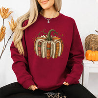 May include Fall Book Pumpkin sweatshirt with cozy book and pumpkin graphic, classic unisex crewneck, and soft fleece fabric