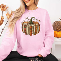 May include Fall Book Pumpkin sweatshirt with cozy book and pumpkin graphic, classic unisex crewneck, and soft fleece fabric