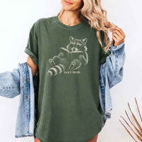 May include Feral & Literate Comfort Colors t-shirt with funny book lover graphic, relaxed unisex fit, and garment-dyed cotton