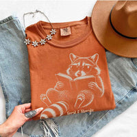 May include Feral & Literate Comfort Colors t-shirt with funny book lover graphic, relaxed unisex fit, and garment-dyed cotton