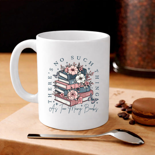May include a Floral Book Lover 11oz Mug featuring a charming floral design inspired by books and reading.