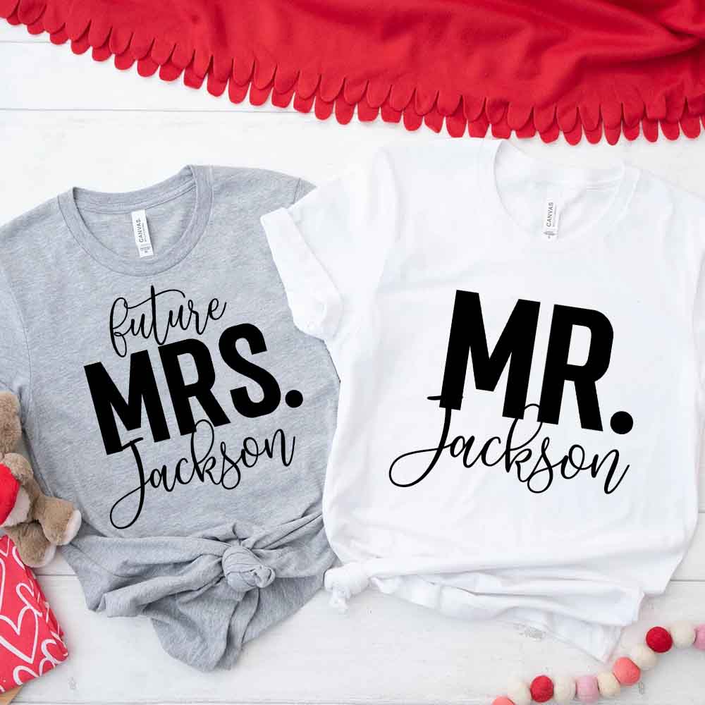 Future Mrs & Mr Personalized T-Shirt