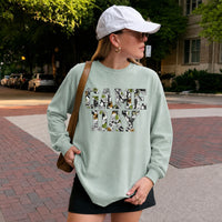 Game Day Camo Print Comfort Color Unisex Long Sleeve