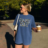 May include a Game Day Comfort Colors Camo Print Football Season Tee featuring a bold camo-inspired game day design.