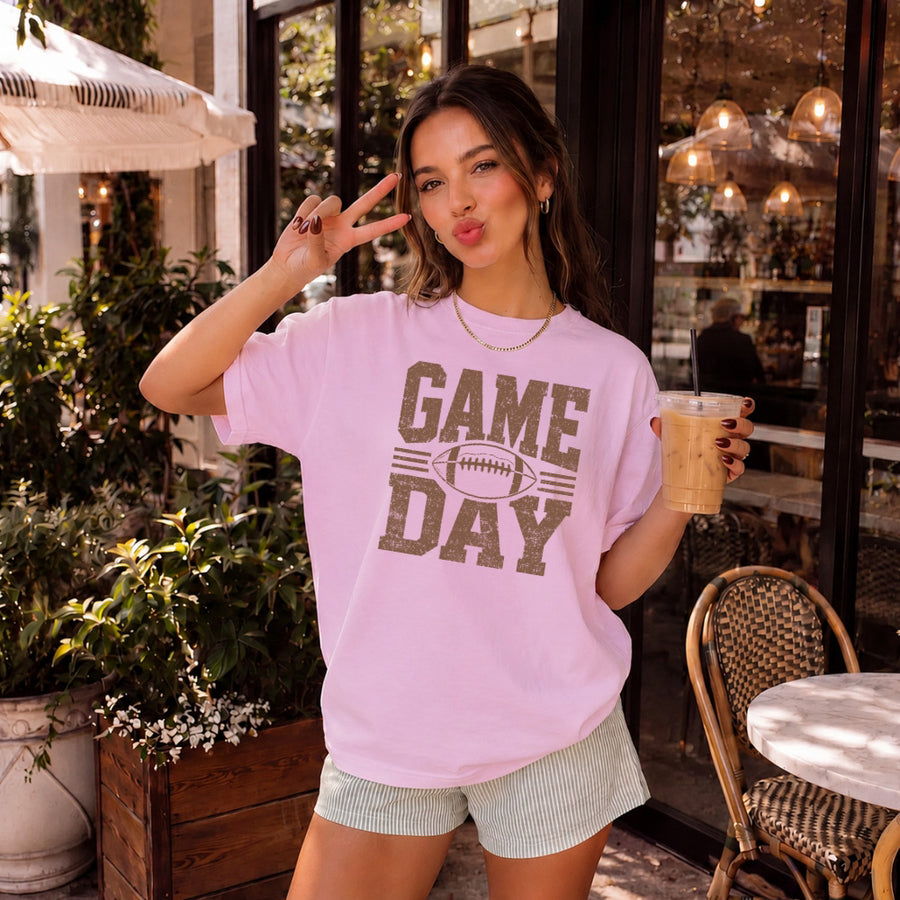 Game Day Comfort Colors T-Shirt | Football Fan Tee