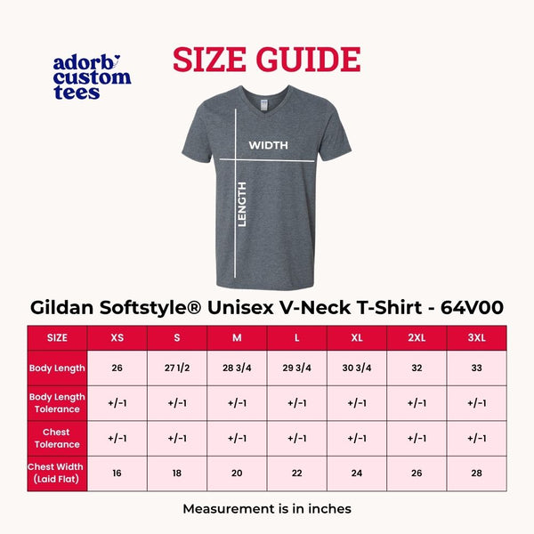 May include a size chart graphic showing shirt measurements and sizing from S to 3XL in inches.