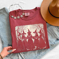 May include Girls Will Be Girls Comfort Colors Halloween t-shirt with festive graphic and relaxed unisex garment-dyed fit