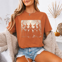 May include Girls Will Be Girls Comfort Colors Halloween t-shirt with festive graphic and relaxed unisex garment-dyed fit