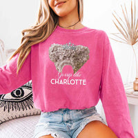 Gossip Like Charlotte Comfort Colors Long Sleeve – Historical Fiction BookTok Shirt