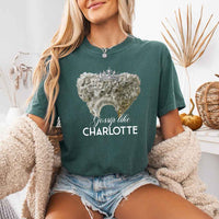 May include Gossip Like Charlotte Comfort Colors T-shirt with Regency reader graphic and relaxed unisex fit