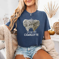 May include Gossip Like Charlotte Comfort Colors T-shirt with Regency reader graphic and relaxed unisex fit