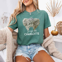 May include Gossip Like Charlotte Comfort Colors T-shirt with Regency reader graphic and relaxed unisex fit