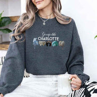 Gossip Like Charlotte Wigs Crewneck Sweatshirt - Elegant Period Drama Apparel