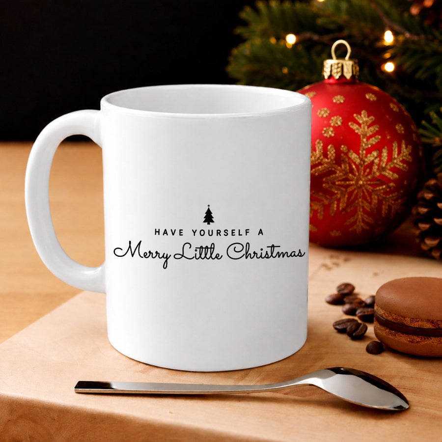 May include a Have Yourself a Merry Christmas 11oz Mug featuring a classic Christmas message and festive holiday design on a ceramic cup.