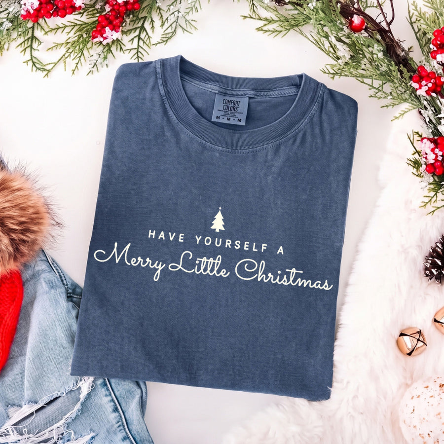 Have Yourself a Merry Christmas Comfort Colors Shirt