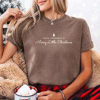 May include a Have Yourself a Merry Christmas Comfort Colors Shirt featuring a classic Christmas message and festive holiday design.