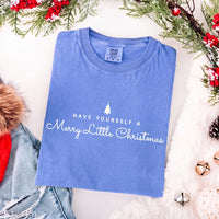 May include a Have Yourself a Merry Christmas Comfort Colors Shirt featuring a classic Christmas message and festive holiday design.