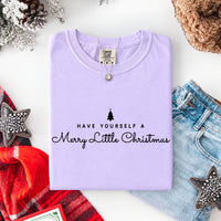 May include a Have Yourself a Merry Christmas Comfort Colors Shirt featuring a classic Christmas message and festive holiday design.