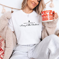 May include a Have Yourself a Merry Christmas Comfort Colors Shirt featuring a classic Christmas message and festive holiday design.