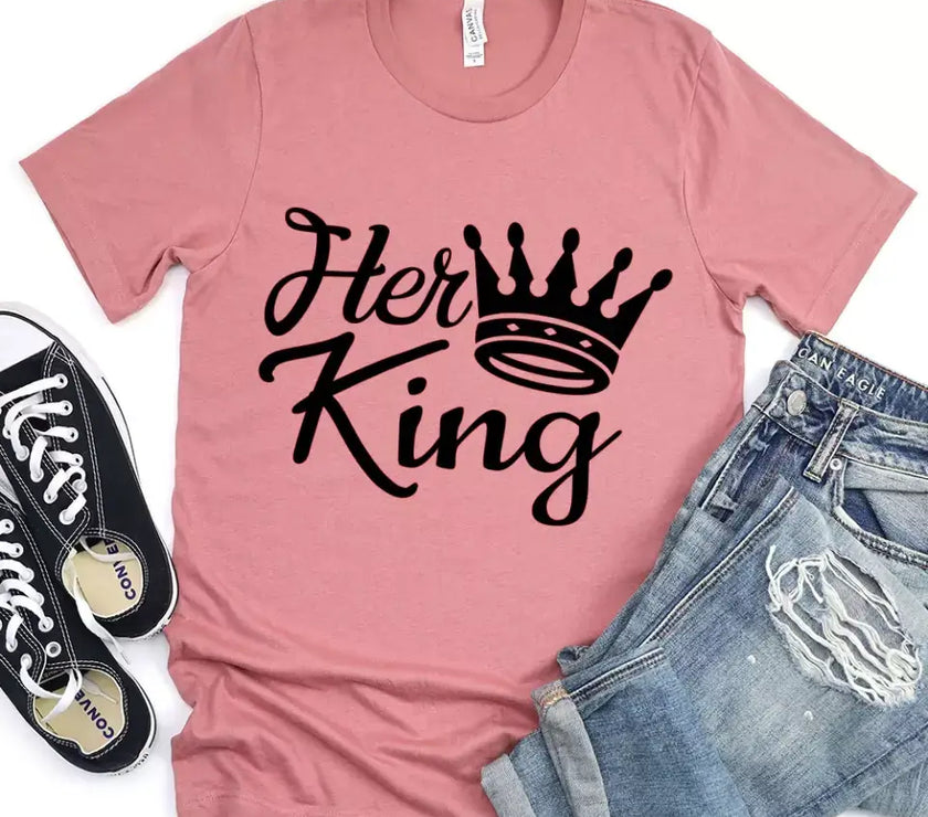 His Queen & Her King Couple Tee