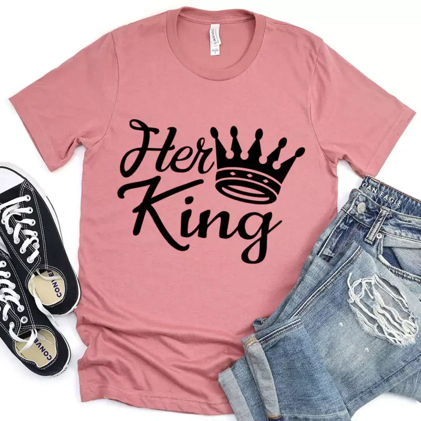 His Queen & Her King Couple Tee