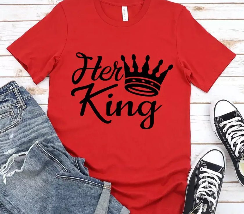 His Queen & Her King Couple Tee